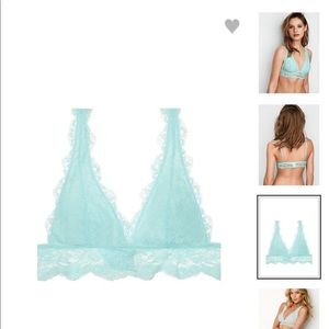 NWT Victoria Secret Floral Plunge Lace Bralette